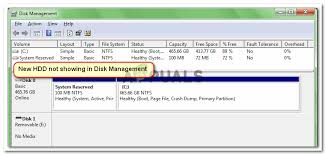 Connect your external usb hard drive that you want to use as installation media to the pc and backup the data to a safe location as the drive will be erased in the later steps. Fix New Hard Drive Not Showing Up In Disk Management Appuals Com