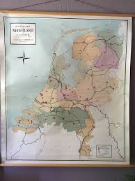 För att zooma i denna karta över nederländerna dubbelklickar du. P Noordhoff Old School Karta Nederlanderna Start Karta Catawiki