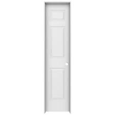 Interior doors, entry doors, patio and storm doors and all of their hardware are all available at the home depot canada, so you'll have whatever you need to complete your next door project. Jeld Wen 18 In X 80 In Colonist Primed Left Hand Smooth Solid Core Molded Composite Mdf Single Prehung Interior Door Thdjw136600031 The Home Depot Prehung Interior Doors Doors Interior Prehung Doors