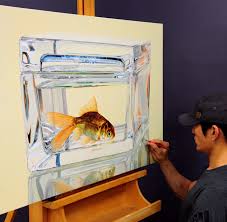 Final progress^^🐠#김영성 #극사실 #물고기 #개구리 #달팽이 #극사실주의 #pebeo #ykim #youngsungkim #hyperrealism #hyperrealistic #oil #painting #drawing #contemporaryart #art #. Young Sung Kim