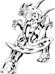 Disegno da colorare bakugan 6. Bakugan Tigres Coloring Pages Printable