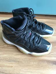 Red Black White Jordan 11 Sponsored Ebay Nike Air Jordan 11 Xi Retro 72 10 Black White Red 378038 002 Size 4 5y Nike Air Jordan 11 Jordan Shoes Girls Air Jordans