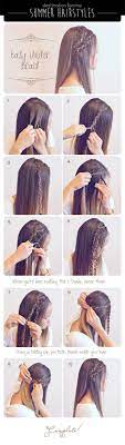 Summer Braid Hairstyle For Summer Summer Long Hair Braids Diy Hair Hair Tutorial Hairstyles Hair Tutorials Easy Hair Braid Diy Hair Styles Braids For Long Hair