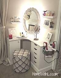 This set is constructed from mdf board and is sturdy and durable. Diy Makeup Vanity Room Decor Small Room Design Bedroom Vanity