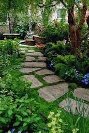 Flat Rocks For Landscaping Landscape Under Trampoline Landscaping East Sussex Landsca Backyard Landscaping Backyard Landscaping Designs Landscape Design