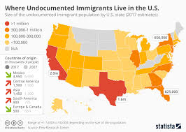 Chart Where Do Undocumented Immigrants Live In The U S