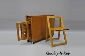 I Like This Drop Leaf Table Because The Chairs Are Stored Right In The Table As With The Target Drop Lea Drop Leaf Table Folding Dining Table Table And Chairs