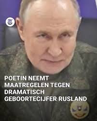 In Rusland lijkt een wanhoopspoging gaande om het steeds verder dalende  geboortecijfer weer op te krikken. Om die reden komt president Vladimir  Poetin met maatregelen om meer geboortes te stimuleren. Critici vinden