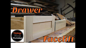 building new drawer fronts. diy