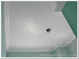 Installing Bead Board Ceiling Sand And Sisal