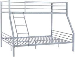 Get free shipping on qualified metal platform beds or buy online pick up in store today in the furniture department. Bonnlo Twin Over Full Metal Bunk Bed Frame With Flat Steps And Reinforced Guardrail For Kids Children Teens Gray Metal Bunk Beds Bunk Beds Bed Frame