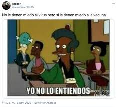 Momentos de la llegada al país el vuelo chárter de la línea aérea air china con un millón de dosis de vacunas sinovac compradas a la república popular # china, las que permitirán continuar el. Los Memes Que Explican Por Que No Hay Que Tenerle Miedo A La Vacuna