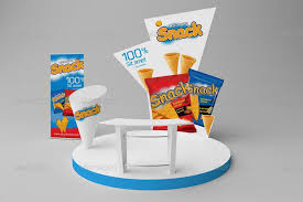 Snack Sampling Booth Mockups Ad Sampling Affiliate Snack Mockups Booth Bag Mockup Mockup Snack Bags