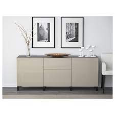 This is a custom buffet i made for the entryway in my home using the ikea besta shelf unit (24″by25″) and smaller besta shelf (23x25in). Besta Aufbewahrung Mit Schubladen Schwarzbraun Selsviken Hochglanz Beige 180x40x74 Cm Hol Es Dir Noch Heute Ikea Deutschland