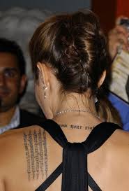 The tattoos have meanings and symbols you have to know and add to your tattoo compilation. Angelina Jolie S Tattoos Tatring