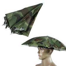 Vilead Portable Head Umbrella Hat Sun Shade Rainbow Rain Umbrella Hat For Camping Fishing Hiking Outdoor Hands Free Par Fishing Umbrella Umbrella Head Umbrella
