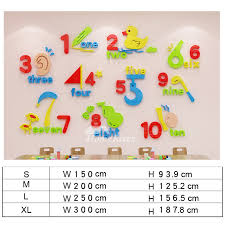 Everything you need to decorate your classroom with a donut theme. Wall Decor Stickers For Kids Art For Bedrooms 3d Vinyl Home Decor Nursery School Classroom Acrylic