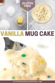 This made from scratch basic vanilla cake recipe is one that must be added to your repertoire. Gluten Free Vanilla Mug Cake Microwave In Minutes