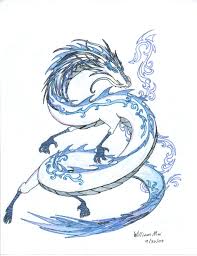 Black And Blue Dragon Drawing The Eastern Spirit Dragon By Neolupetrooper9893 On Deviantart Dragon Sketch Blue Dragon Tattoo Dragon Drawing