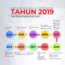 Cuti bersama idul fitri 2019. Libur Nasional 2019 Dan Cuti Bersama 2019 Hari Libur Nasional