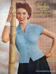 It's very similar to artisian's square. Great 1950s Summer Jumper Cardigan 3 Sizes 34 To Etsy Cable Cardigan Knitting Patterns Vintage Knitting Patterns Cardigans For Women