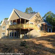Craftsman Style Lake House Plan With Walkout Basement Basement House Plans Lake House Plans Craftsman House Plans