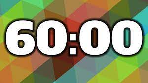 Sukar untuk menyenaraikan semua keadaan di mana perlu mengetahui masa yang tepat dihabiskan dan pada masa yang sama tidak terganggu dengan memerhatikan nombor di papan. 60 Minute Timer Youtube