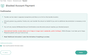3 eligible accounts include all deposit accounts except. How Do I Transfer Money To My Blocked Account Expatrio Help Center