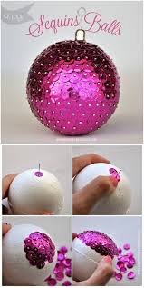 How To Diy Sequin Ball Christmas Ornament Christmas Ornament Crafts Christmas Ornaments Diy Christmas Ornaments