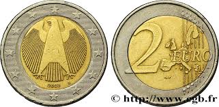 European Central Bank 2 Euro Aigle Heraldique Insert Deforme 2002 Karlsruhe G Feu 278619 Euro Coins Ultra rare 2 euro coin collection 2017 rare 2 euro coin collection 2017 10 pieces euros rares et recherchees courantes allemandes dpedp n°1: european central bank 2 euro aigle heraldique insert deforme 2002 karlsruhe g