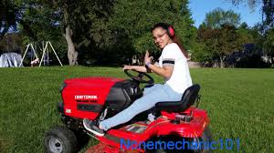 Craftsman r110 riding mower reviews, tutorial, step by step. I Messed Up Your Lawn Craftsman Lawn Mower T110 Youtube