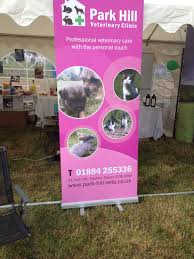 pull up roller banner for park hill veterinary clinic veterinary clinic vet clinics pvc banner