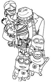 Occuper Les Enfants Pendant Les Vacances Ou En Etant Confine Les Minions Coloriage Minion Coloriage Image A Colorier
