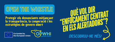 Antifrau de Catalunya on X: "🔍 El projecte #OPWHI avan&ccedil;a! 🔜 Aviat  presentarem la campanya de comunicaci&oacute; i el conjunt d'eines per millorar la  protecci&oacute; dels alertadors 📢 Estigueu atents! 👀 #Den&uacute;nciaSegura #