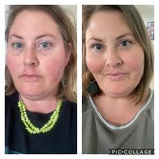 Neutral eye makeup with soft blue hint