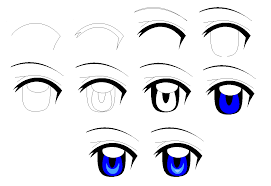 The mouth and the nose are done using thin pointed lines as shown below. Chibi Girl Eyes Drawing Novocom Top
