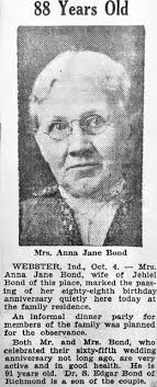 Anna Jane Marshall Bond (1844-1940)