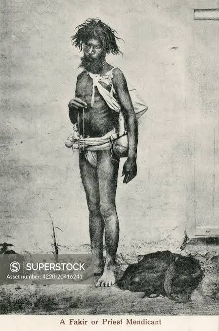 Mendicant Priest or Fakir - Hinduism - India circa 1910s - SuperStock