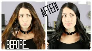 I ended up bleaching with ion. Dying Hair With Ion Color Brilliance 2n Darkest Brown Youtube