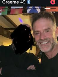 I've been talking to Graeme. Nice but slightly odd. Not sure what to make  of him but wondering if there's a wife/partner lurking ..?