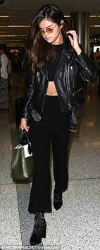 Selena Gomez Celebrities Leather Jacket Leather Jacket Black Leather Jacket