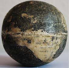 The First Known Globe To Include The New World Was Recently Found At A London Map Fair An Impressive 500 Year Survival For It Bein Old Globe World Globes Globe