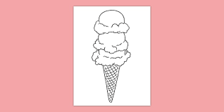 We don't know whether this list is closer to a recipe or an sec fi. Free Ice Cream Coloring Sheet