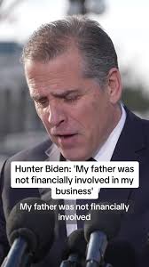 Hunter Biden delivered a statement