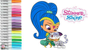 Zac from shimmer and shine. Shimmer And Shine Coloring Book Page Shine And Nahal Nickelodeon Sprinkled Donuts Youtube