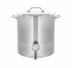 Check spelling or type a new query. Concord Stainless Steel Homebrew Kettle 10 Gallon W Ball Valve Thermometer Homebrew Finds