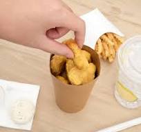 French Fries Cups 100-Pack Kraft Paper - 14oz Disposable Food Containers  French Fry Cups