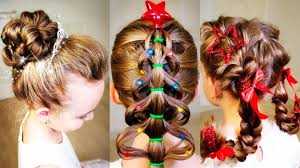 These looks are dressy, festive and super easy to achieve at home. 7 Christmas Hairstyles 7 Simple Holiday Hairstyles Tutorial Quick Hairstyles Youtube