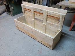 Pallet Bench With Storage