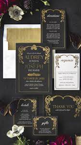Floral Nouveau Wedding Invitations Goth Wedding Invitations Halloween Weddin Wedding Invitation Sets Halloween Wedding Invitations Foil Wedding Invitations